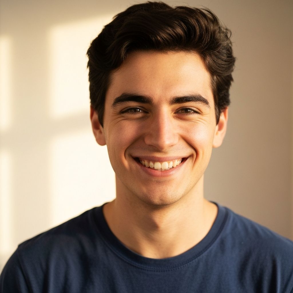 Person reflecting hope and transformation